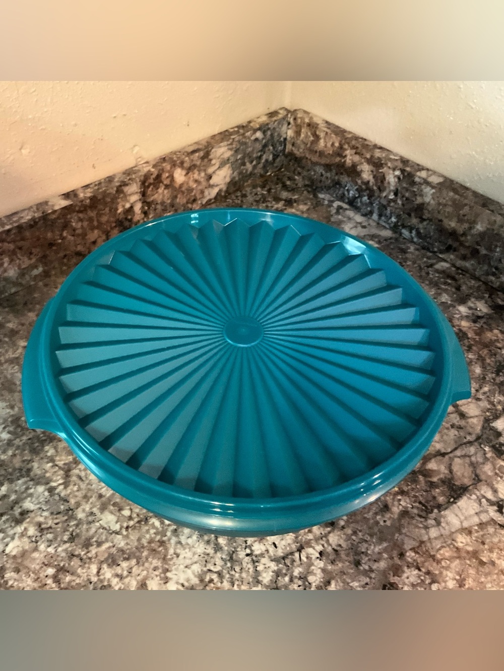 Tupperware XL Bowl Turquoise Bowl with Lid - Home Kitchen
